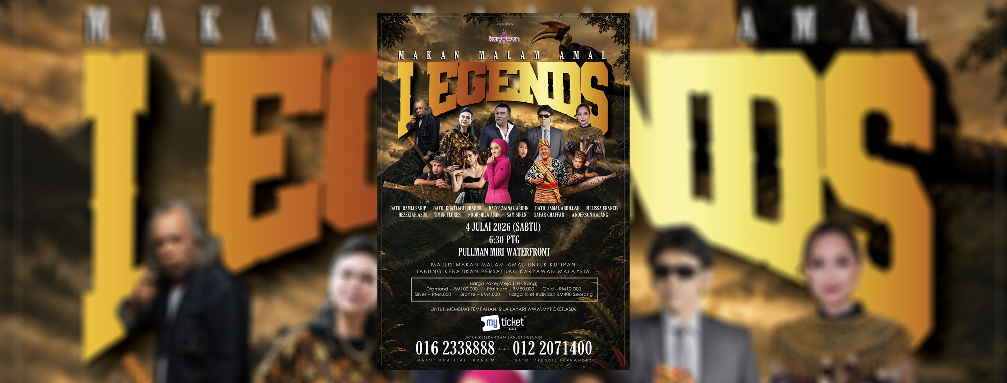 Makan Malam Amal LEGENDS Sarawak